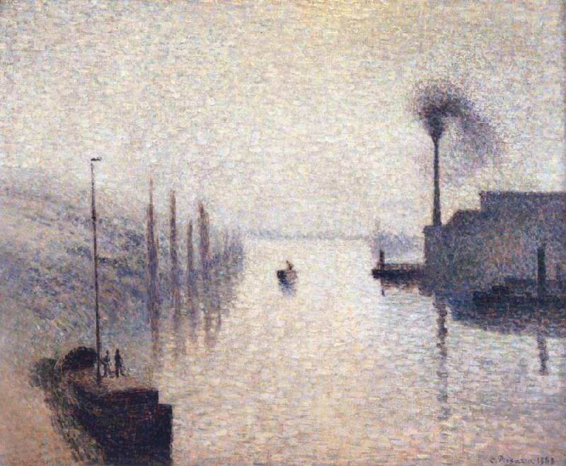 L-lle Lacroix,Rouen, Camille Pissarro